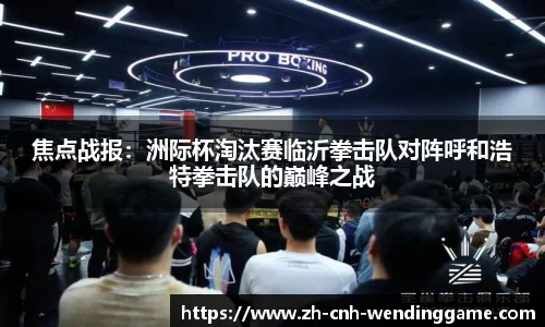 焦点战报：洲际杯淘汰赛临沂拳击队对阵呼和浩特拳击队的巅峰之战
